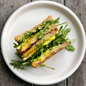 Avocado egg sandwiches