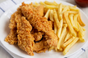 Chicken Tender with frie
