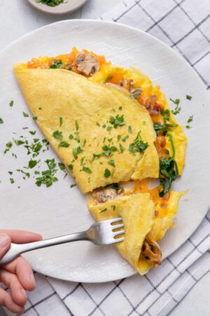 Vegetable omelet